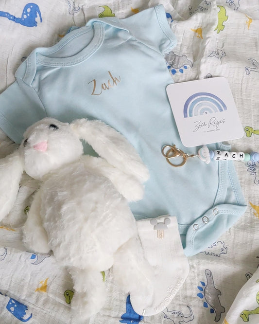 Customised Baby Romper Gift Set